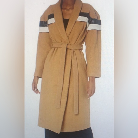 Making the Cut Wool Coat WINNING LOOK Andrea's Wool Camel Coat - Picture 3 of 10